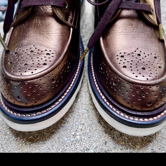 The Office of Angela Scott Mr Ryan Boots - Bronze/Brown NWOT - Picture 3 of 9